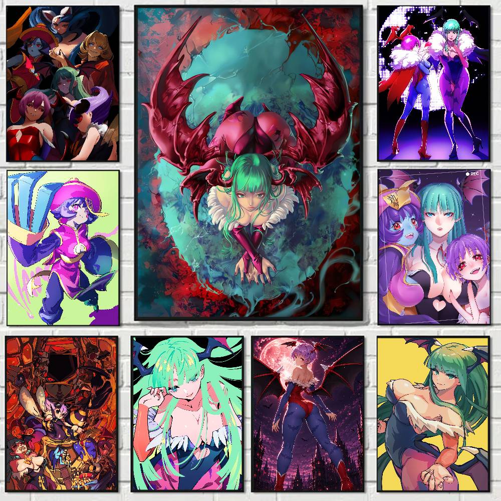 Home Bar And Theater - Аниме-постер Darkstalkers, настенное украшение для дома,