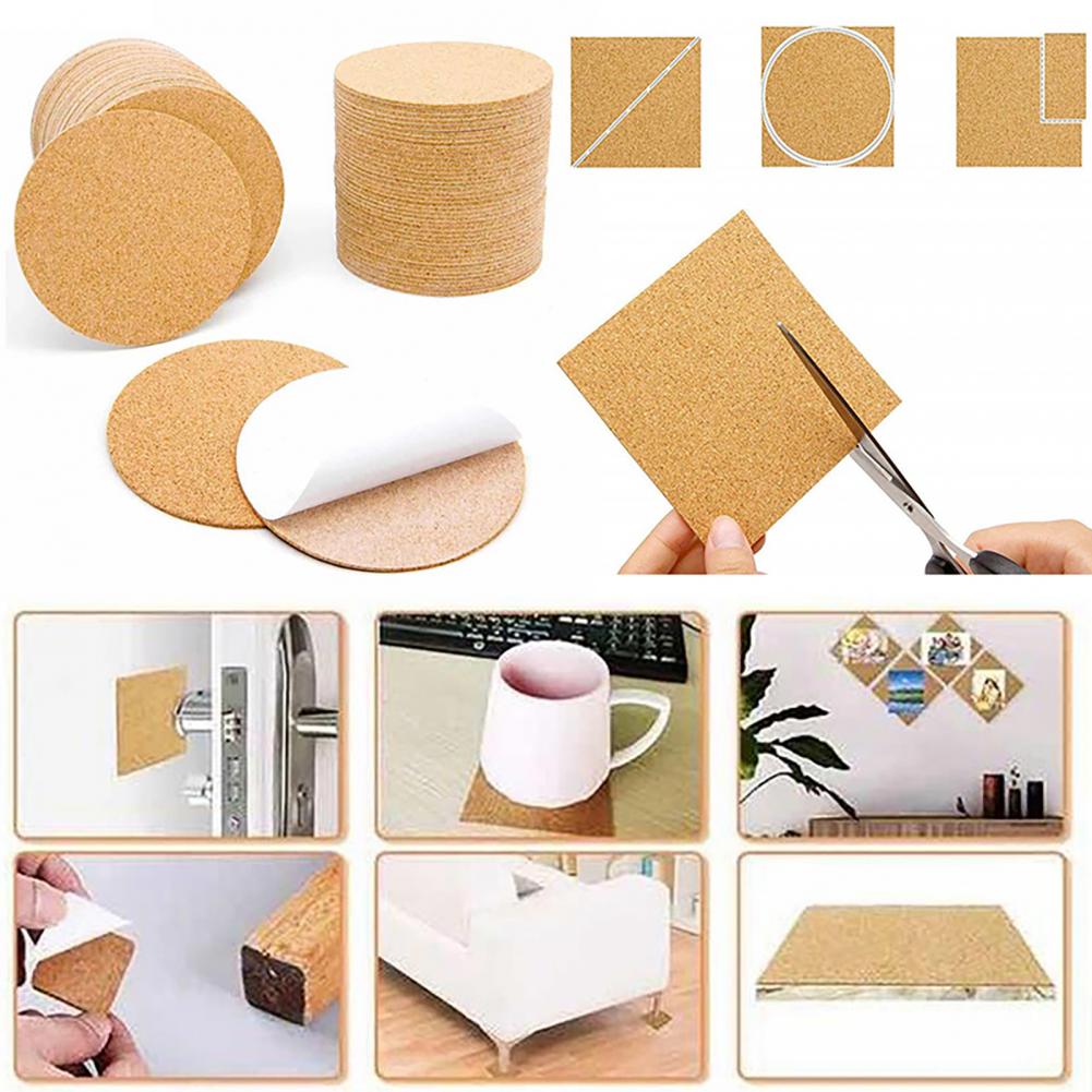Home Bar Supplies - 10 шт. пробковые подставки, квадратный пробковый