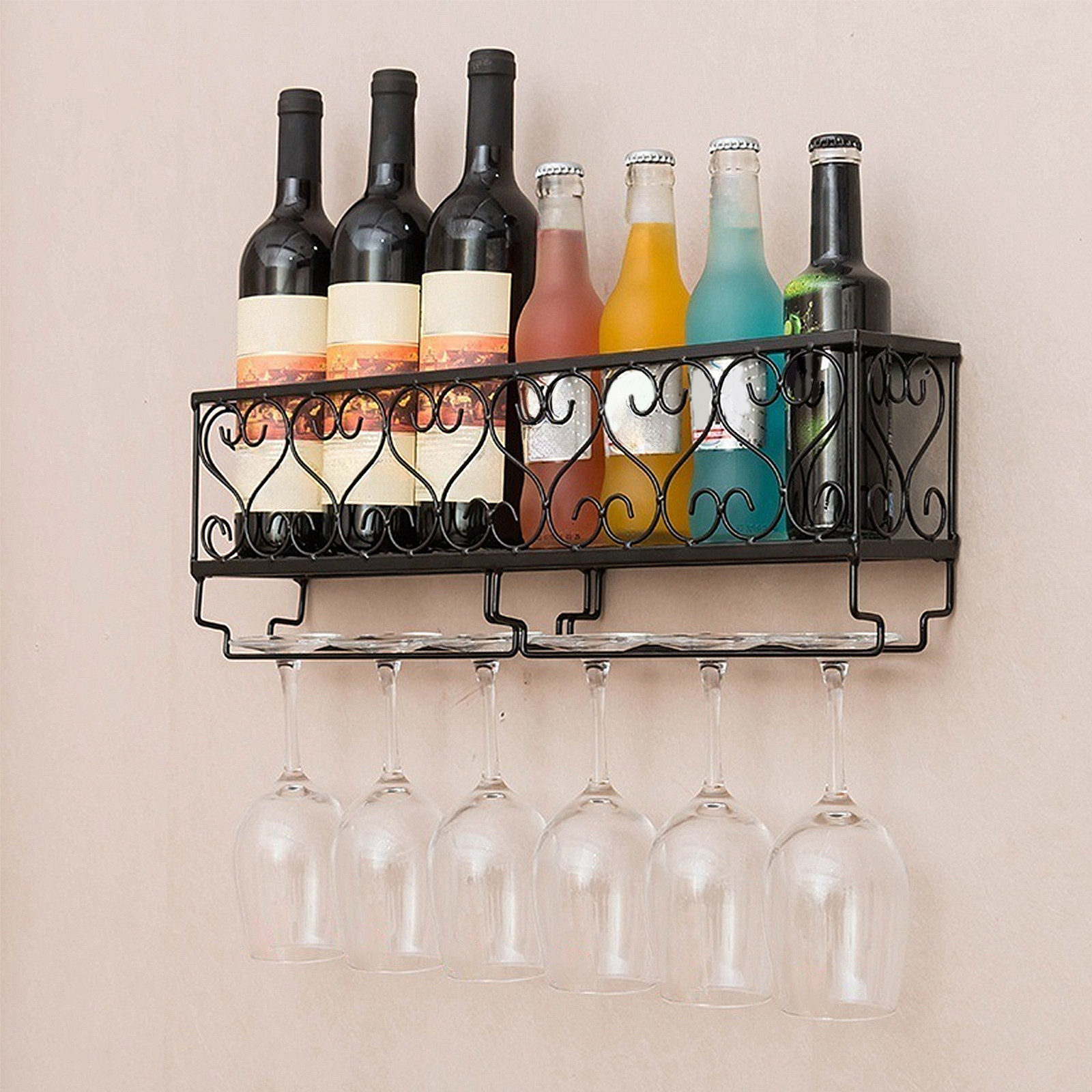 Home Bar Stand - Настенная подставка для винных бутылок, 1
