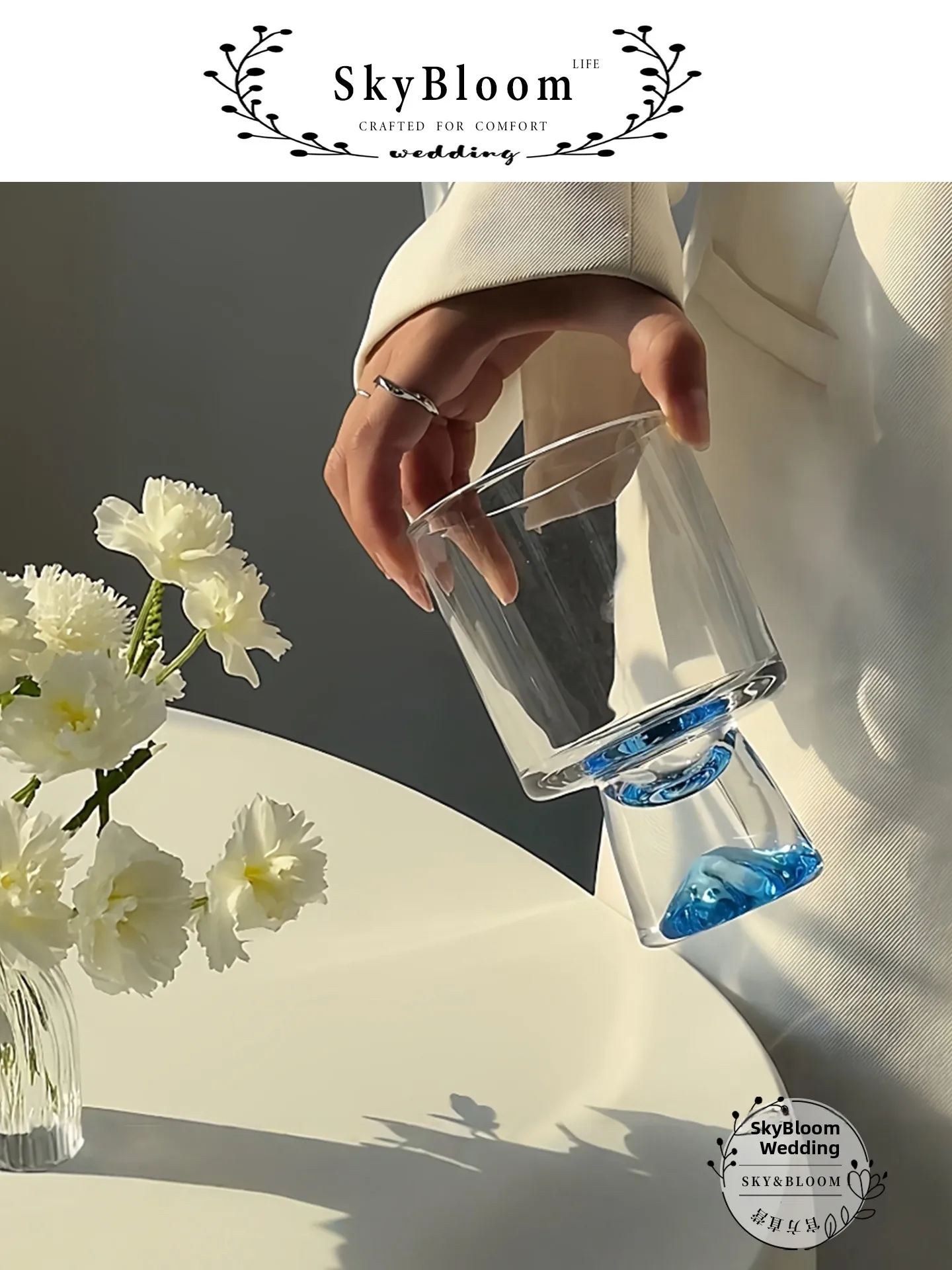 Роскошные бокалы SkyBloom для  – обзор и цена Highball Glass Set
