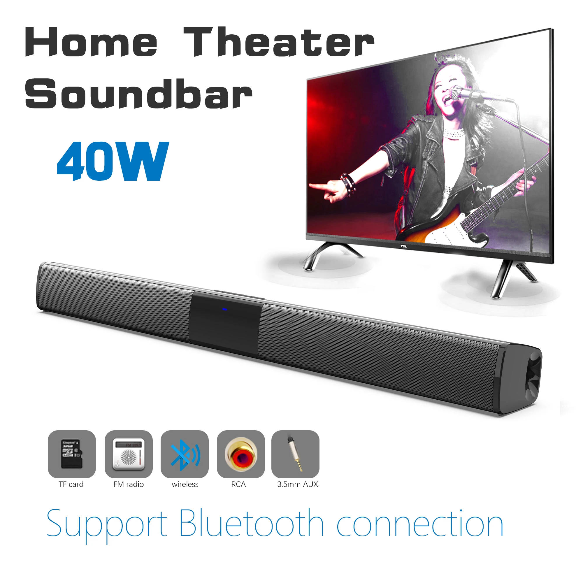 40 Вт звуковая панель высокой  – обзор и цена Home Bar And Theater