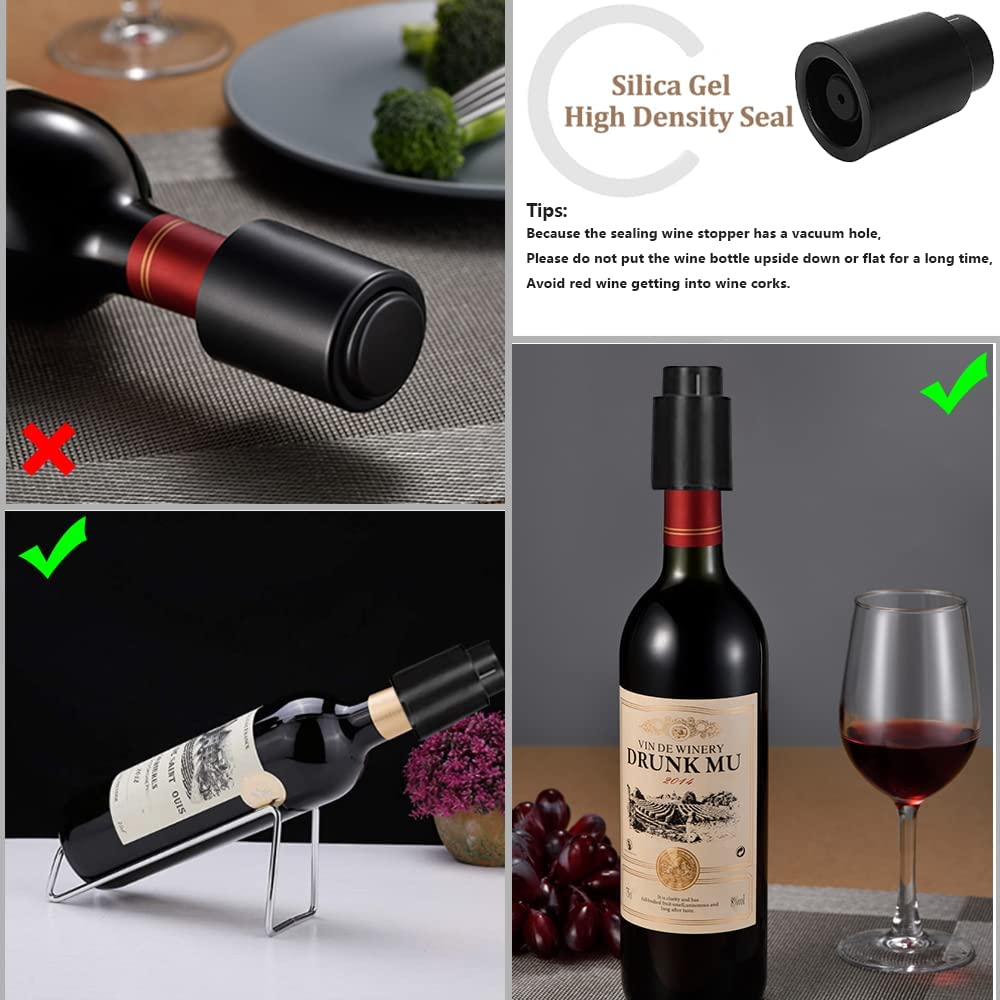 Вакуумная пробка для бутылки в – обзор и цена Wine Preservation Pump